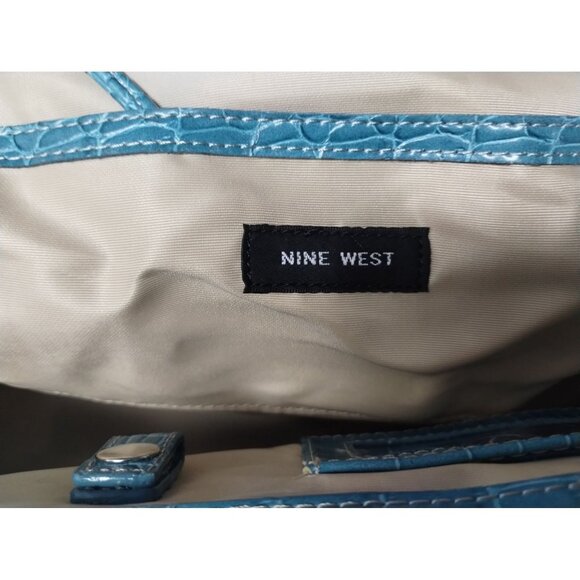 Nine West Women's Teal Purse/Handbag/Shoulder Bag SKU 2623 - Picture 7 of 11